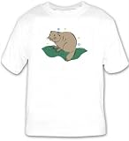 T-shirt with woodchuck, animal
