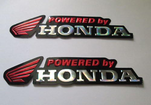 2x NEW HONDA Wing Foil Decal Sticker Red #02