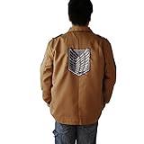 Voguebridal Attack on Titan Advancing Giants LongJacket&Cloak Costume,Men,L