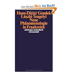 Neue Ph�nomenologie in Frankreich (suhrkamp taschenbuch wissenschaft)