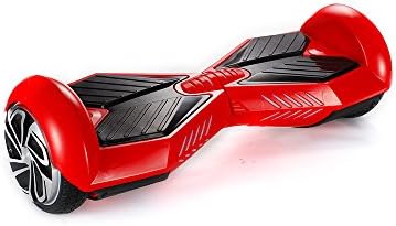 Fitmars Two Wheels Self Balance Smart Drifting Scooter Electronic Mini Unicycle Intelligent Monocycle / Outdoor Sports Kids Adult Transporter with LED Light (Red)