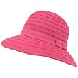 Kids 4-8 UPF 50+ Sun Beach Vacation Hat Ribbon Hot Pink
