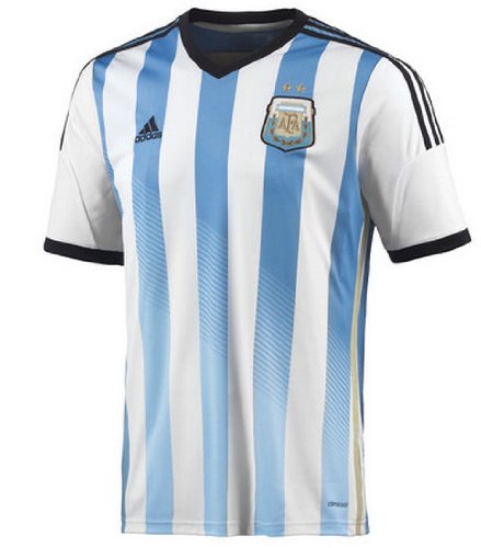 2014-15 Argentina Home World Cup Football Shirt
