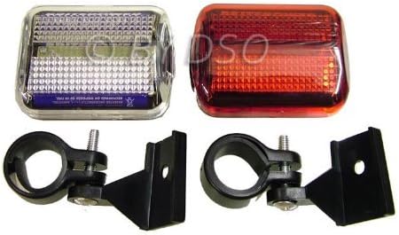 BML Front and Rear Bicycle Bike Lamp Light Set 50410