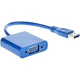 BSHX USB 3.0 to VGA Cable Video Graphic Card Display External Adapter for Windows 7 8