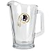 WASHINGTON REDSKINS 60 oz. NFL GLASS BEER PITCHER