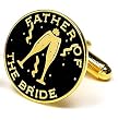 Father of the Bride Wedding Toast Cufflinks Cuff Links