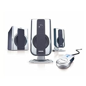 Philips SPA7300 2.1 Channel Multimedia Speaker System - 60W