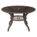Marilla Wicker Round Dining Table - 48