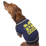 Michigan Wolverines Navy Collegiate Dog T-shirt