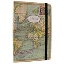 Cavallini World Map Notebook 6 x 8