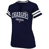 San Diego Chargers Women's Go For Two Navy T-Shirt