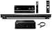 Yamaha CINEMA DSP YSP-2200 IntelliBeam 7.1 HD Digital Audio True Surround Sound Projector Low Profile 16-Speaker Soundbar with a Slim 100 watt Powerful Subwoofer + Sony HD Digital Cinematic Sound 735 Watts 7.1 Channel 3D A/V Receiver with iPhone & iPod Pl