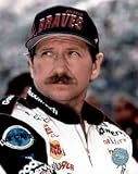 Dale Earnhardt Portrait In Braves Hat , 20x30