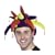 Jolly Jester Hat Multi Coloured for Fancy Dress