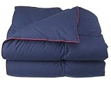 Dockers Full/Queen Size Topstitch Down Comforter with Stain Defender, Indigo