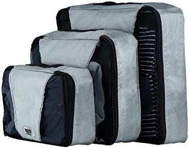 SALE PRICE - High Quality 3 Piece Set Packing Cubes - Travel Luggage Packing Organizers with Free Luggage Scale Included. Premium Quality, Satisfaction Guaranteed !!