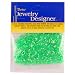 10/0 Seed Beads, Inside Rainbow, Lt Green, 20 Gram Pkg