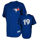 Jose Bautista Jersey: Adult Majestic Royal Authentic Cool Base Batting Practice Toronto Blue Jays Jersey (M/48)