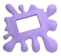 Polaroid i-zone Lazer Cut Purple Splat Magnet Photo Frame