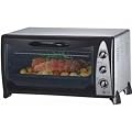 Team - OT 30 - Four - Fonction Chaleur Tournante et R�tisserie - Programmation Manuelle 60 Mm - Thermostat 100 � 250� - Coloris Noir/Silver - 42 Litre