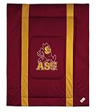 Review Sports Coverage  / Arizona State Sun Devils ( University Of ) NCAA Sideline Twin Bed/Bedding Sports Comforter