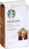Starbucks Decaf House Blend Coffee (Medium), Ground, 12-Ounce Bags (Pack of 3)