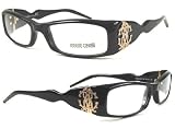 Roberto Cavalli - ROBERTO CAVALLI 265S EYEGLASSES CRYSTALS RHINESTONES SNAKE 265 EYE GLASS BLACK