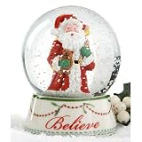 Spode Christmas Tree Snow Globe Mini Santa Believe