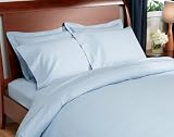 Pinzon 160-Gram Solid Flannel Full/Queen Duvet, Light Blue