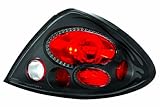 IPCW CWT-CE518CB Crystal Eyes Bermuda Black Tail Lamp - Pair