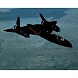 Professionally Framed Defense SR-71 Blackbird War Plane Airplane Photo Print Poster - 16x20 with RichAndFramous Black Wood Frame