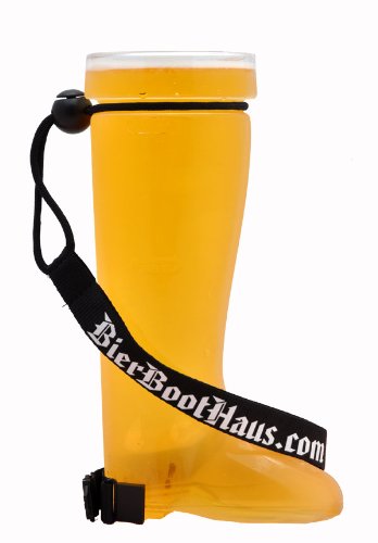 1 Liter Plastic Beer with Lanyard