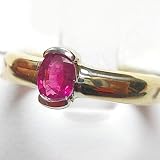 14K Two-Tone Gold Ruby Ring