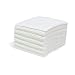 New Pig WIP455 Rayon/Polyester Disposable Polishing and Wiping Cloth, 13" Length x 13" Width, White (Case of 300)