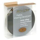 Revlon New Complexion One-Step Compact Makeup with SPF 15, Caramel 12, 0.35-Ounce Packages (Pack of 2)