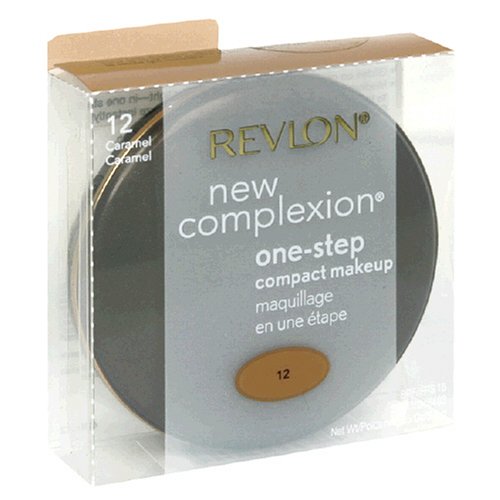 Revlon New Complexion One-Step Compact Makeup, SPF 15, Caramel 12, .35 oz (9.9 g) (Pack of... by Revlon