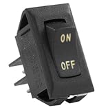 JR Products 12595 Labeled 12V Black Switch