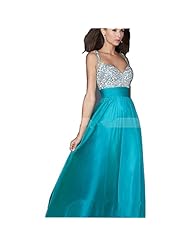 Sexy V-neck Beaded Evening Dress/Wedding Party Dress 