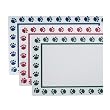 Pet Studio Pawprint Dining Mat 12x20 In Blue