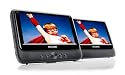 Nextbase NB49AM Twin Screen 9-inch Portable DVD Player with Car Mounts and Power Cable