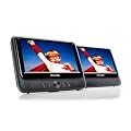 Nextbase NB49AM / SDV49AM Twin Screen 9-inch Portable DVD Player with Car Kit and Integrated Battery
