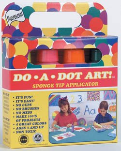 4 PACK FLUORESCENT MARKERS by Do-A-Dot Art!