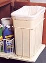 Vanity Roll-Out Bin W/Storage Compartment
