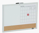 Aluminum Framed 3 in 1 Magnetic Board