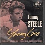 YOUNG LOVE 7" (45) UK DECCA 1957 4 TRACK TRI CENTRE FEATURING YOUNG LOVE, DOOMSDAY ROCK, WEDDING BELLS AND ROCK WITH THE CAVEMAN (DFE6388) PIC SLEEVE