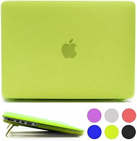 Macbook Air 13 Case with Foldable Stand, Alope [Cooling Series] Durable Elasticity Material Laptop Cover Case for Apple Macbook Air 13 -Model: A1369 and A1466 (Grass Green)