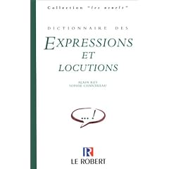 Dictionnaire des expressions et locutions