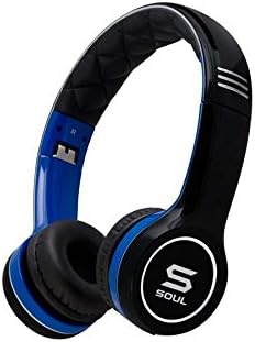 Soul Sl100 Pro Hi-Definition On-Ear Headphones Blue Color/Tiptop