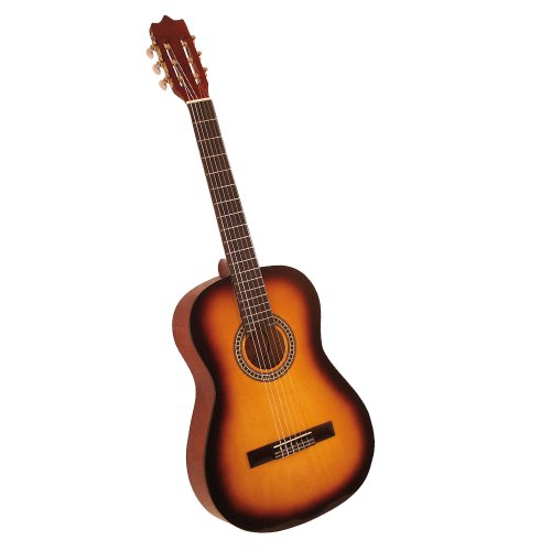 MSA C 25 Konzertgitarre Neusilberb&uuml;nde/Beinwellenmechanik (3-fach gesperrter) Gr&ouml;&szlig;e 4/4, Hals sunburst
